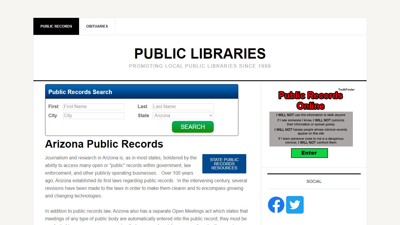 Arizona Public Records